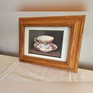 Vintage Teacup Framed Art